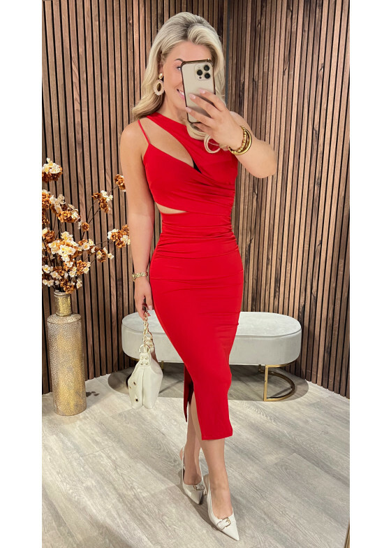 Dress Fine Red