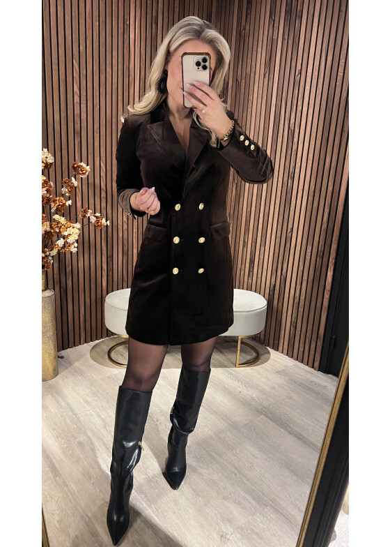 Blazer Dress Choco