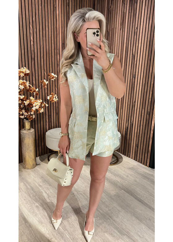 Set Naomi Mint-Beige-Gold