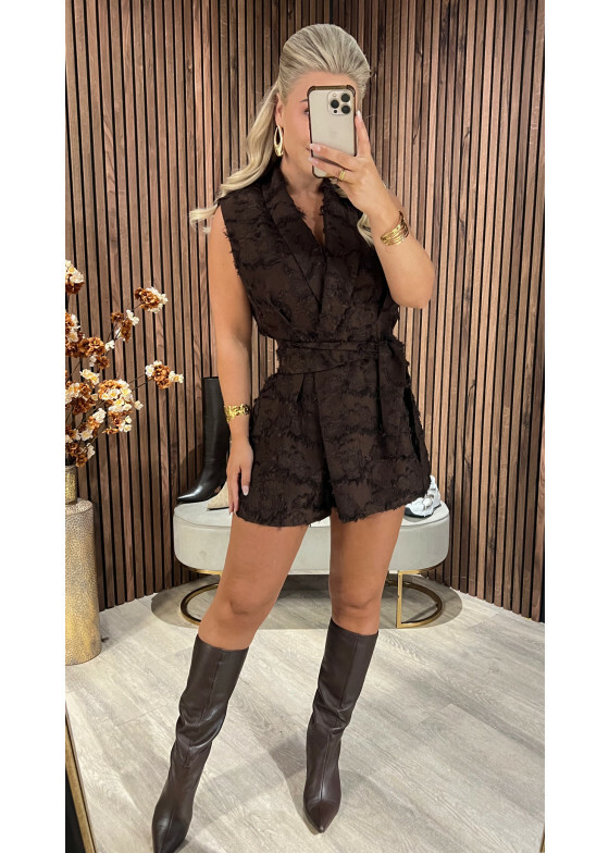Playsuit Romina Choco