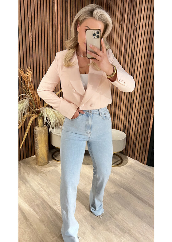 Blazer Short Zachtroze SALE