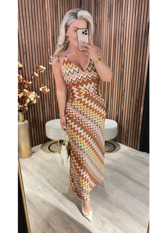 Dress Lora Orange Colors 