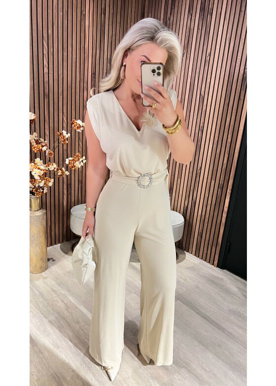 Jumpsuit Tyna Beige