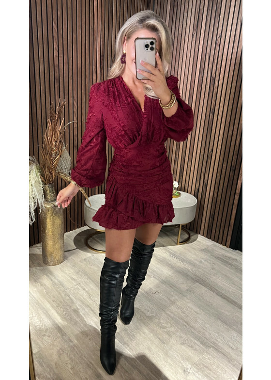 Dress Maya Bordeaux SALE