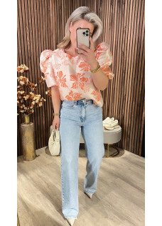 Top Josie Beige-Peach SALE