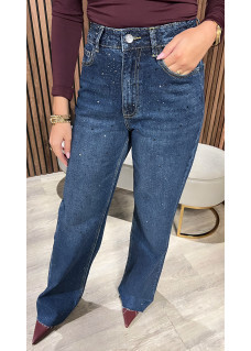 Jeans Strass Blue