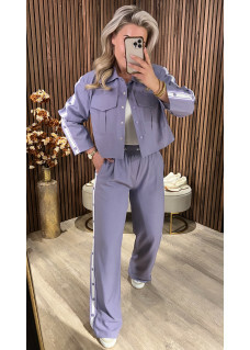 Pants Imani Stripe Purple