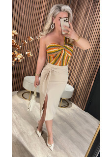 Skirt Long Beige 