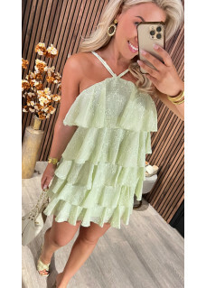 Dress Ruffle Green