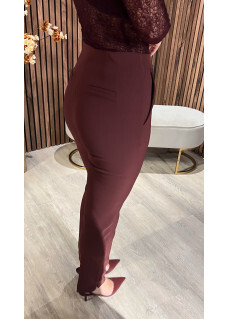 Pantalon Mary Bordeaux