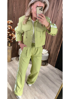 Pants Imani Green Stripe 