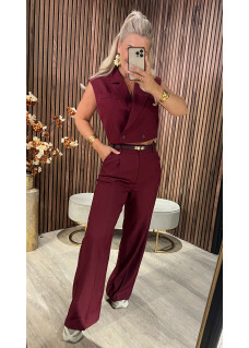 Pantalon Riv Bordeaux