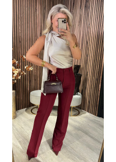 Pantalon Joya Bordeaux