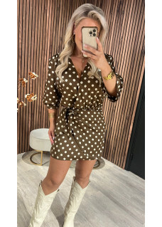 Dress Dot Brown