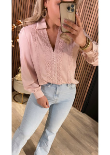 Blouse Loise Zachtroze