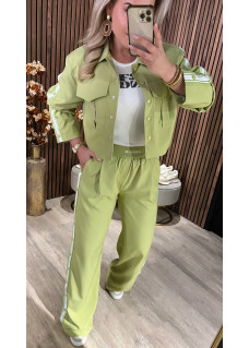 Pants Imani Green Stripe 