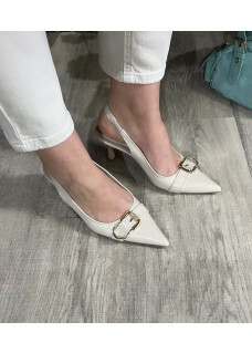 Heels Gesp Beige