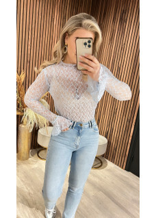 Top Lace Lightblue