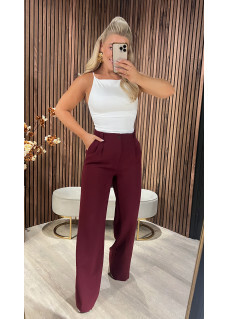 Pantalon Dorine Bordeaux