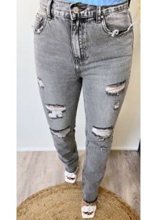 Mom Jeans Grey SALE