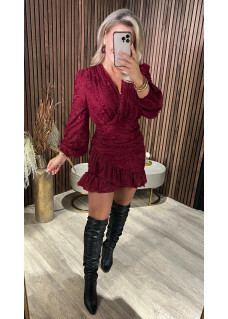 Dress Maya Bordeaux SALE