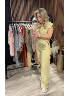 Pants Katie Pistache/Beige 