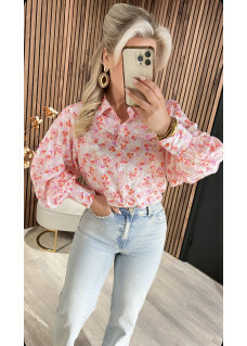 Blouse Flowers Pink