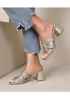 Slipper Heels Gold 