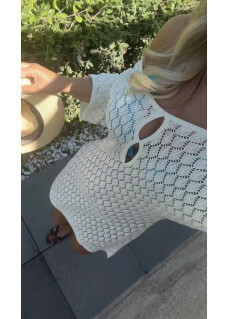 Beach dress beige 